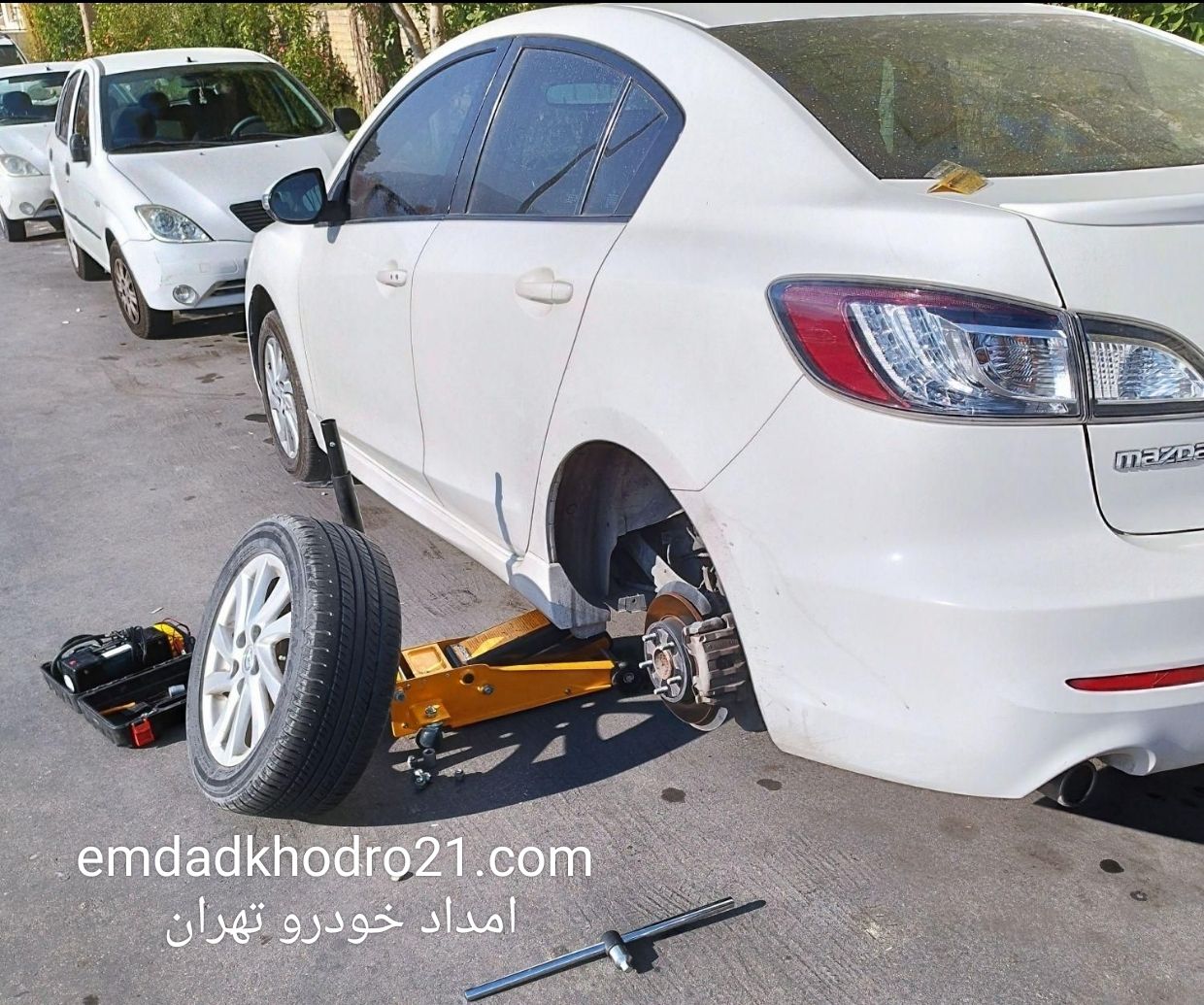 پنچرگیری سیار در تهران